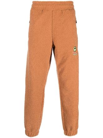 Barrow logo-embroidered fleece sweatpants - Brown