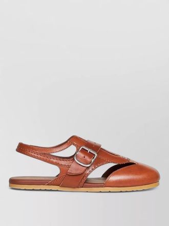 Dries Van Noten lace open toe flat sole sandals