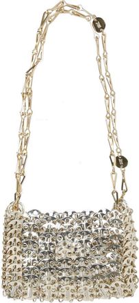 Paco Rabanne Gold 1969 Nano Brass Shoulder Bag