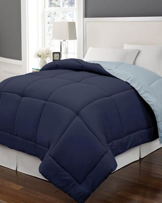 Blue Ridge Home Fashions Color Reversible Down Alternative Comforter