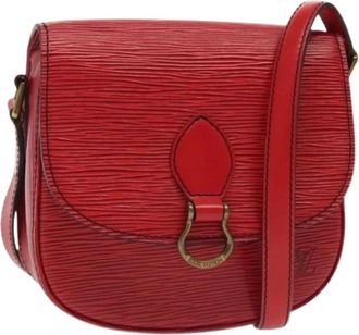 Louis Vuitton Tweedehands leren Louis Vuitton tassen - Dames - Vintage Schoudertas - Rood - ONE Size - Vintage