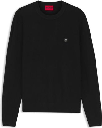 HUGO BOSS Knitted sweater with stacked logo