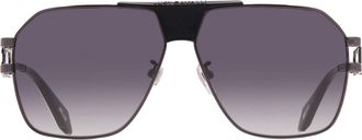 Just Cavalli Grey Gradient Navigator Unisex Sunglasses SJC094 0568 61
