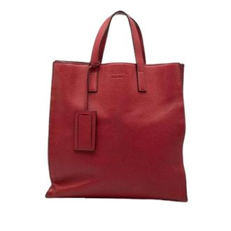 Prada Pre-owned Tote Bags, female, Red, Size: ONE SIZE Pre-owned Vintage Tote Bag