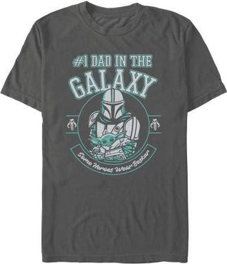 Star Wars Mens Star Wars The Mandalorian Some Dads Wear Beskar T Shirt in Pepper at Nordstrom, Size Xxx-Large