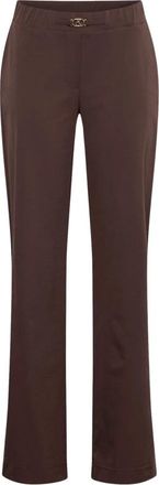 &Co Woman Dames, Broeken, Bruin, Maat: L Polyamide
