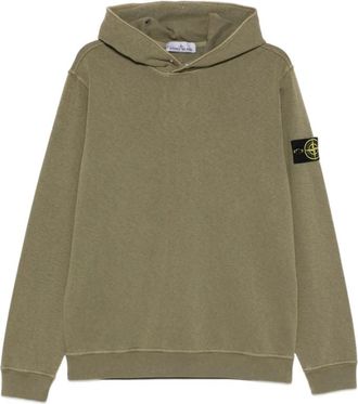 Stone Island Sweatshirt - Heren - Hoodies - Groen - S - Katoen - Hoodies & sweatvesten