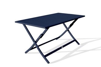 DCB Garden Mesa de jard&iacute;n plegable de aluminio