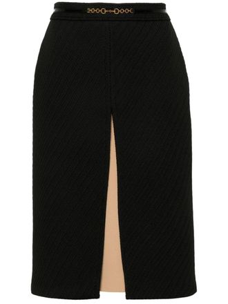 Gucci Gestreepte rok - Zwart