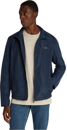 Calvin Klein Essential Nylon Blouson - Heren - Bomber jackets - Blauw - M - Nylon - Jassen