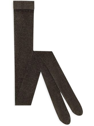 Dolce & Gabbana lurex-detail tights - Black