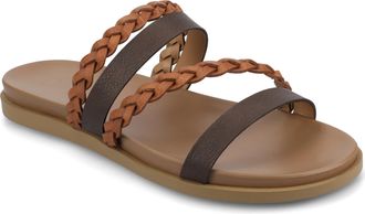 Journee Collection Women & apos;s Colette Medium and Wide Width Flat Sandals