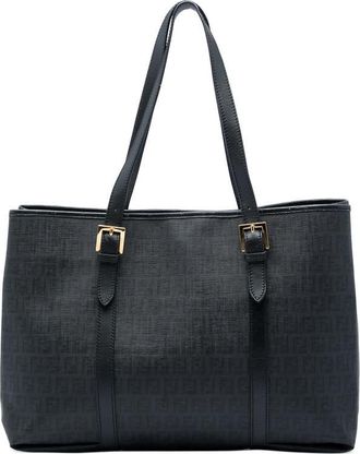 Fendi Pre-owned Fendi Zucchino Coated Canvas Tote Ladies U8GSIJNVIMEJFOJM