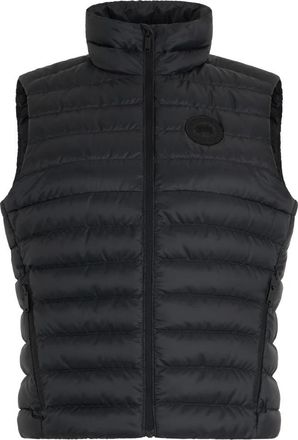 Canada Goose Gewatteerd Vest met Hoge Kraag - Dames - Bodywarmers - Zwart - L - Leer - Jassen