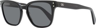 Ferragamo Ferragamo Mens Square Keyhole Sunglasses SF1040S 001 Black 55mm