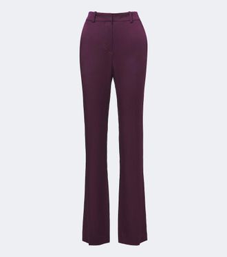 Nina Ricci Pantalones rectos de cady