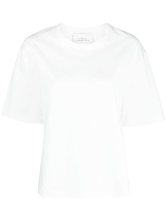 STUDIO NICHOLSON Lee short-sleeve cotton T-shirt - White