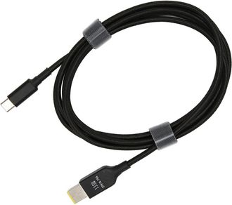 OEM Cable De Carga Usb-c Con Conector Macho Rectangular, Compatible Con Una Potencia De Salida De 135 W, Apto Para Port&aacute;tiles Thinkpad, Cable Trenzado De 