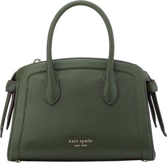 Kate Spade New York Kate Spade New York Knott Mini Zip-Top Leather Satchel