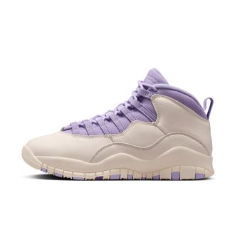 Nike Jordan Womens Air Jordan 10 Retro Shoes in White | IQ0388-101