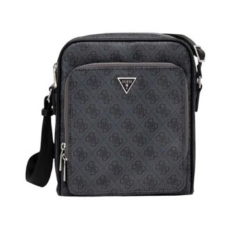 Guess Tassen, Heren, Zwart, ONE Size, Leer, Milano Heuptas