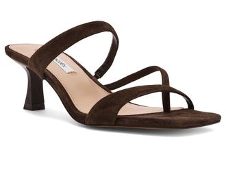 Steve Madden Ajay Womens Sandals Brown Suede : 9.5 M, Leather