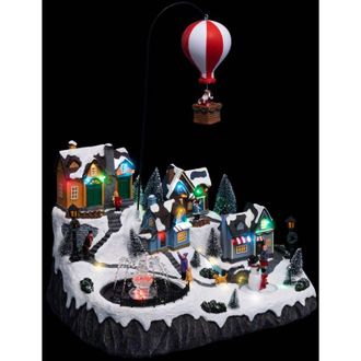 F&eacute;&eacute;ric Lights & Christmas Pueblo Musical En Globo 46 Led - Atmosphera Cr&eacute;ateur DInt&eacute;rieur