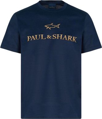 Paul & Shark Double Mercerised Shark T Shirt Size: 3XL, colour: NA