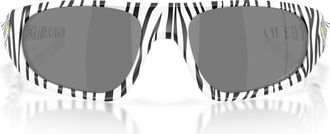 Oakley Gender Inclusive Neoforma 60mm Oval Sunglasses in White Bengal/prizm Black at Nordstrom