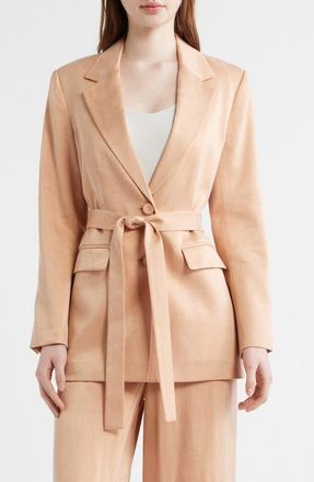 Kobi Halperin Jessi Faux Suede Jacket in Chai at Nordstrom, Size Xx-Large
