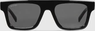 Gucci Square-frame Sunglasses, Black