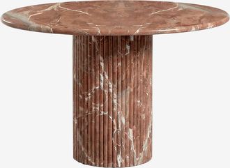 Sklum Mesa De Comedor Redonda &Oslash;120 Cm En Piedra Natural Grosseto Sklum