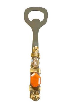 Tiramisu Mother-of-Pearl Embellished Bottle Opener in Orange at Nordstrom Rack