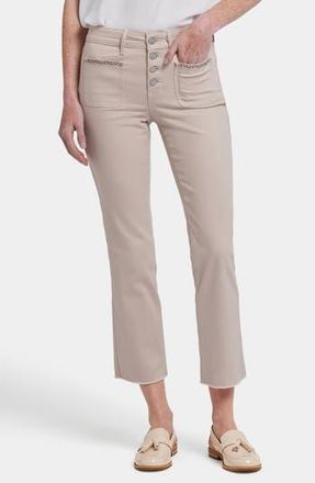 NYDJ Marilyn High Waist Geo Tape Pocket Detail Ankle Jeans in Feather at Nordstrom Rack, Size 18 (Similar To 14W)