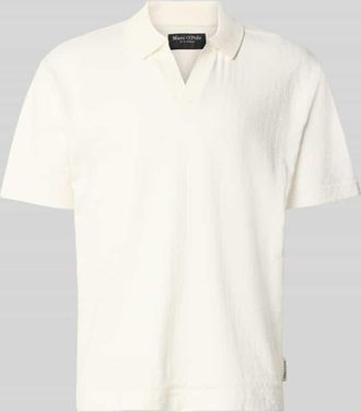 Marc O'Polo Relaxed Fit Poloshirt aus reiner Baumwolle in Offwhite, Gr&ouml;&szlig;e XXXL
