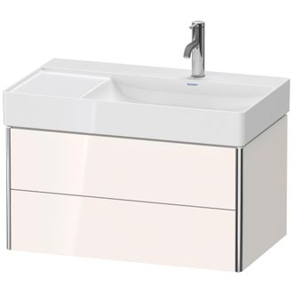 Duravit Duravit - Xsquare Meuble Sous-lavabo Mural 78,4x46,0 Cm, 2 Tiroirs