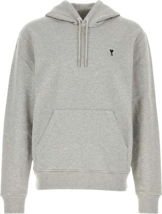 Ami Hoodies & sweatvesten, Heren, Grijs, XL, Katoen, De Coeur Hoodie