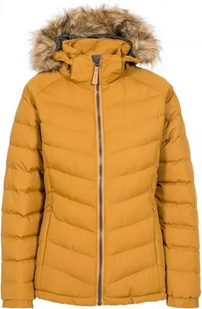 Trespass Nadina Waterproof Padded Jacket in Golden Brown at Nordstrom, Size Xx-Large