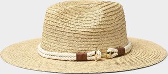 Lauren Ralph Lauren Womens Twisted cord braided raffia hat