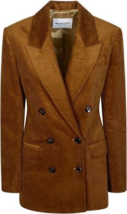 Isabel Marant Jassen, Dames, Bruin, 3Xs, Rasma Blazer