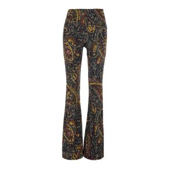 Etro Uitlopende broek - Dames - Wijde Broeken - Veelkleurig - M - Broeken