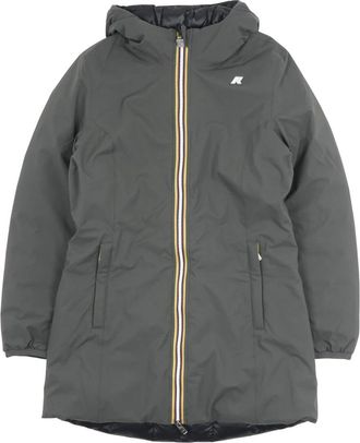 K-Way Denise ST Thermo Parka - Dames - Winterjassen - Groen - M - Leer - Jassen