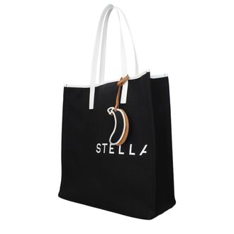Stella McCartney Womens Black Fabric Shoulder Bag