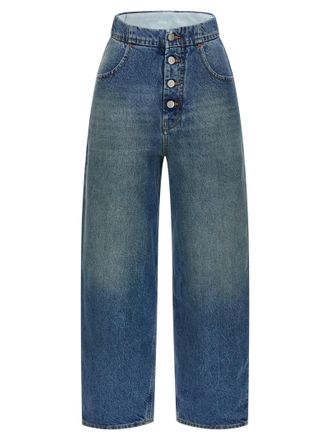 Maison Margiela Cotton Straight-Leg Womens Jeans