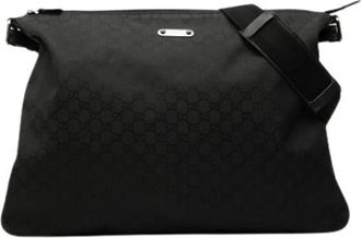 Gucci Pre-owned Cross Body Bags, female, Black, Size: ONE SIZE Pre-owned Vintage Cross Body Bag