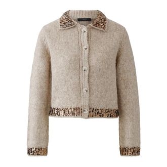 Oui Dames, Truien, Beige, Maat: XS