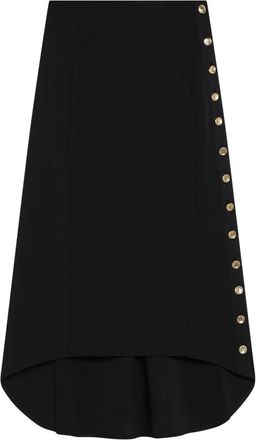 Givenchy Zwarte Lange Rok Gonna Lunga - Dames - Midirokken - Zwart - S - Rokken