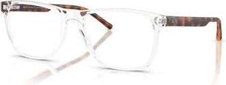 A|X Armani Exchange 54mm Rectangle optical glasses in Transparent at Nordstrom