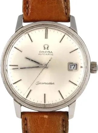 Omega Pre-owned Watches, male, Gray, Size: ONE SIZE Pre-owned Seamaster Stainless Steel Automatic