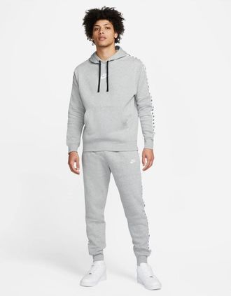 Nike Mens Nike Tape hooded Grey Tracksuit - Size: Regular/36